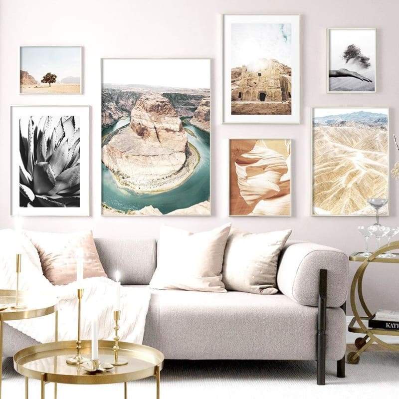 Pintura vintage del Gran Cañón