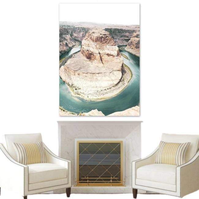 Pintura vintage del Gran Cañón