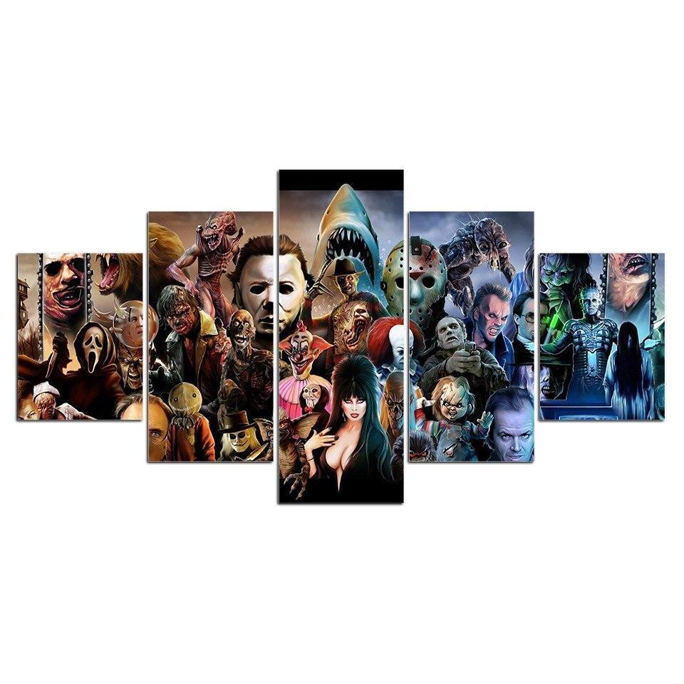 Tabla de disfraces de Halloween vintage