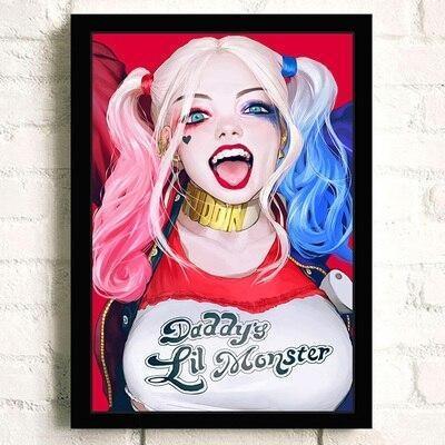 Pintura vintage de Harley Quinn
