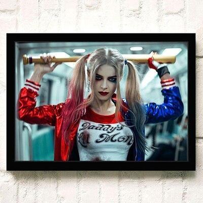Pintura vintage de Harley Quinn