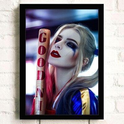 Pintura vintage de Harley Quinn