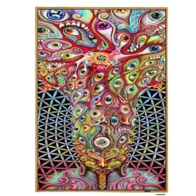 Pintura Hippie Vintage