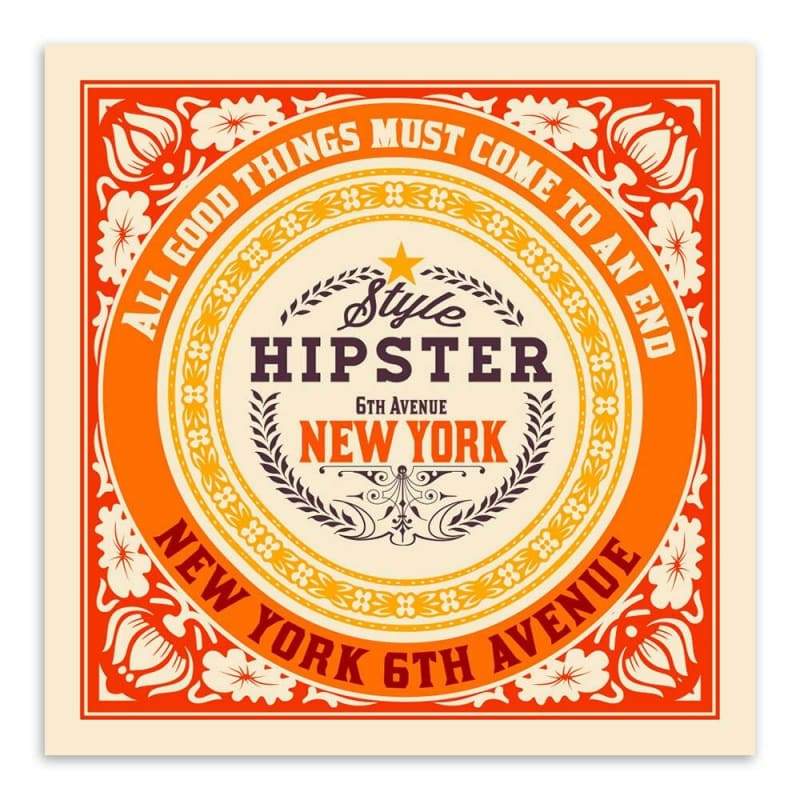 Pintura Hipster Vintage