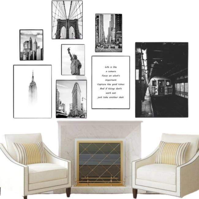 Vintage Home Deco New York Pintura