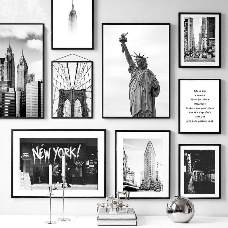 Vintage Home Deco New York Pintura