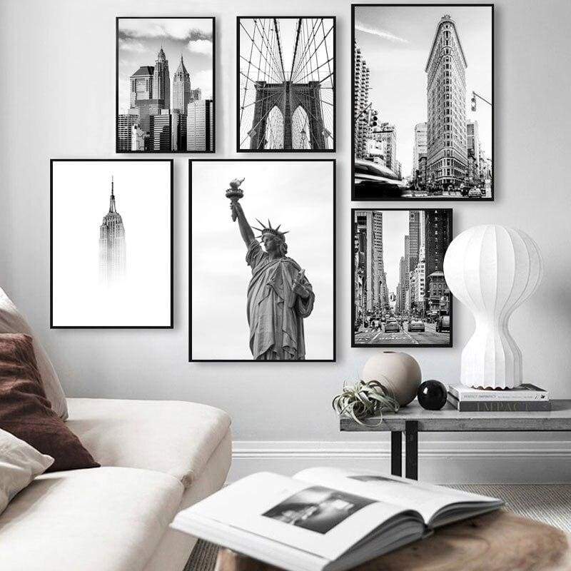 Vintage Home Deco New York Pintura