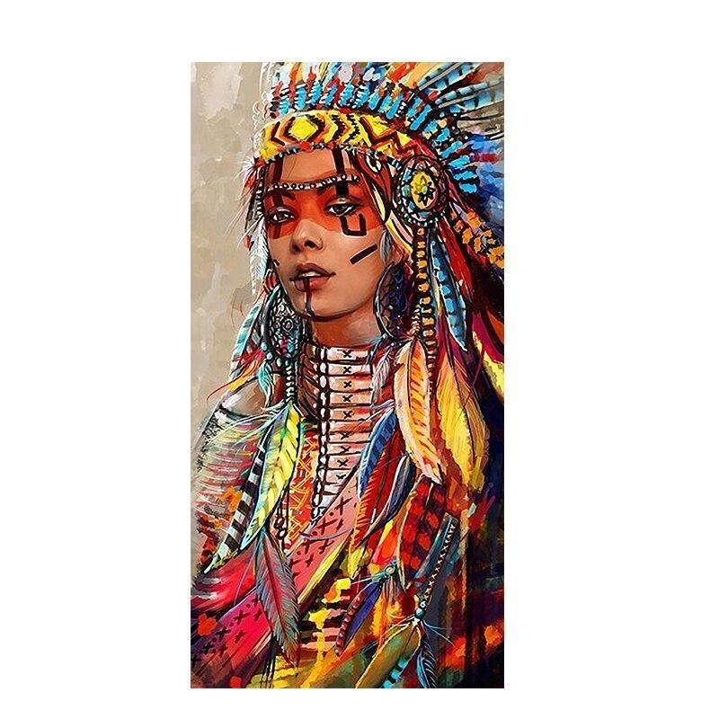 Pintura vintage india