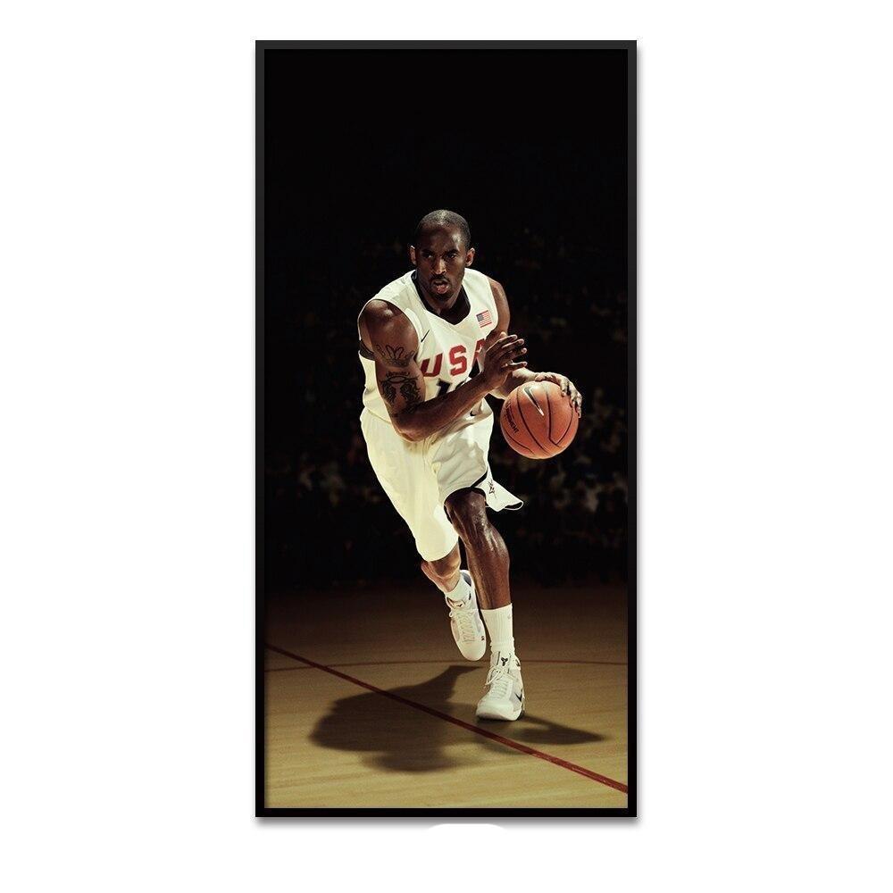 Pintura de Kobe Bryant de la vendimia