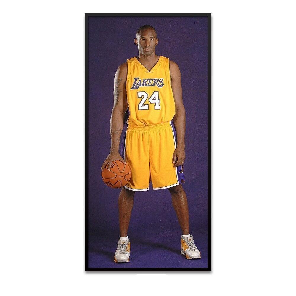 Pintura de Kobe Bryant de la vendimia