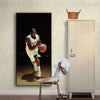 Pintura de Kobe Bryant de la vendimia