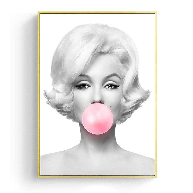 Pintura chicle Marilyn Monroe vintage