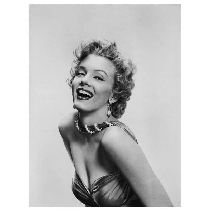 Vintage Marilyn Monroe Pintura En Blanco Y Negro