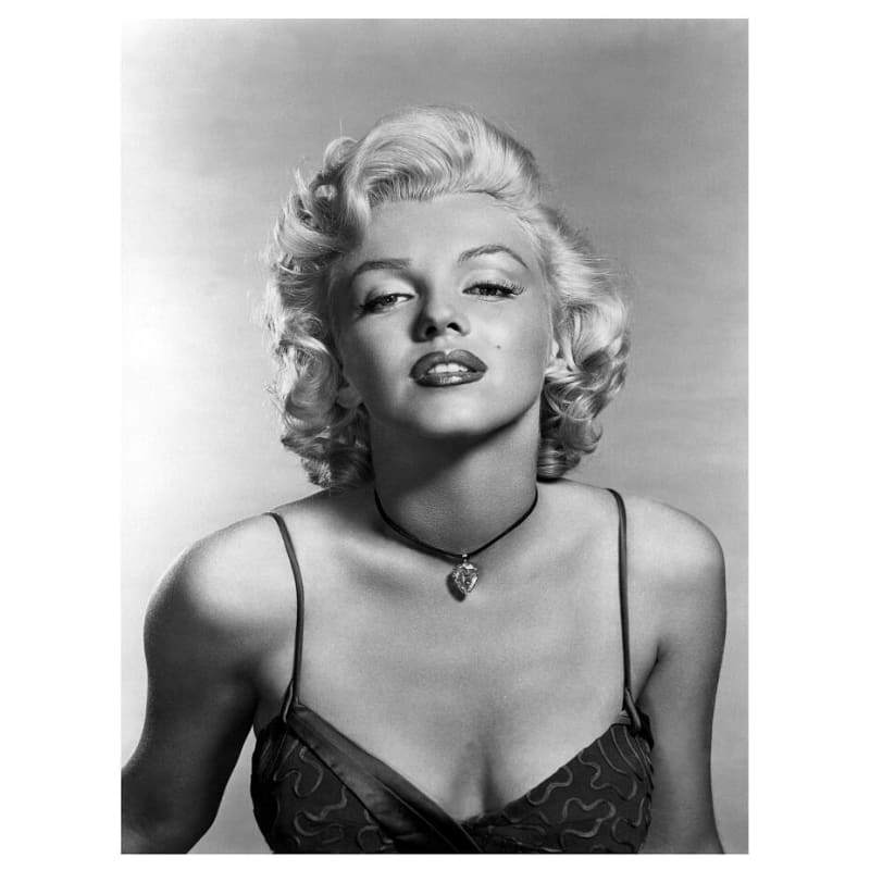 Vintage Marilyn Monroe Pintura En Blanco Y Negro
