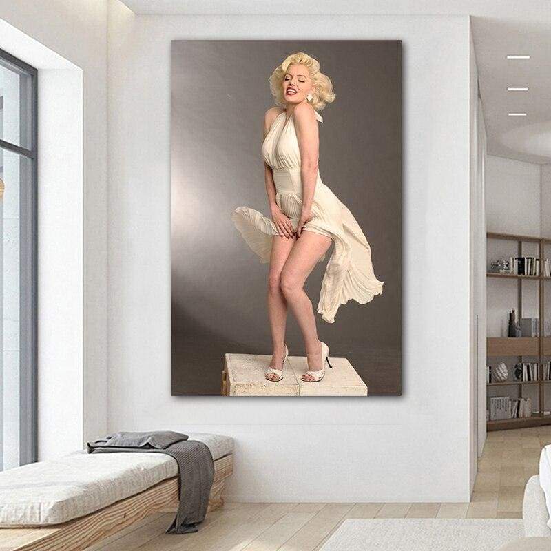 Pintura del arte pop de Marilyn Monroe de la vendimia