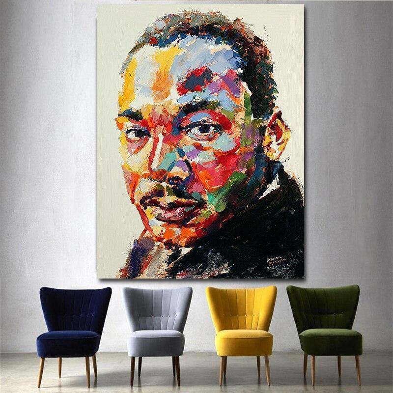 Pintura de la vendimia de Martin Luther King