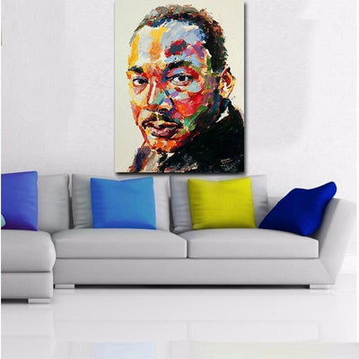 Pintura de la vendimia de Martin Luther King