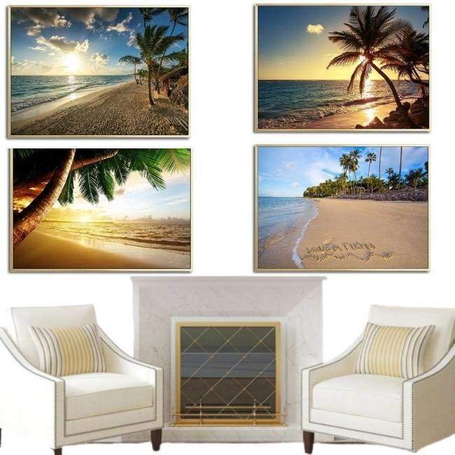 Pintura vintage de Miami Beach