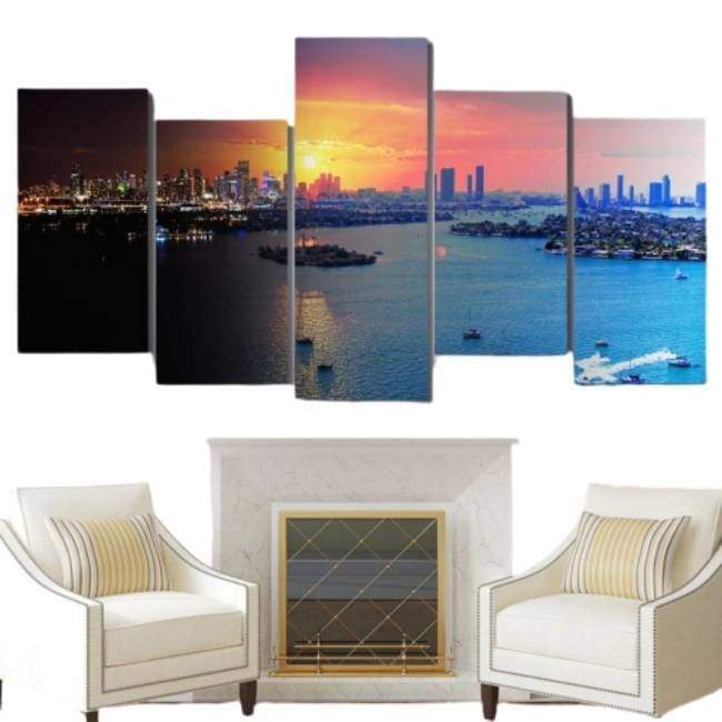 Pintura de la vendimia de Miami