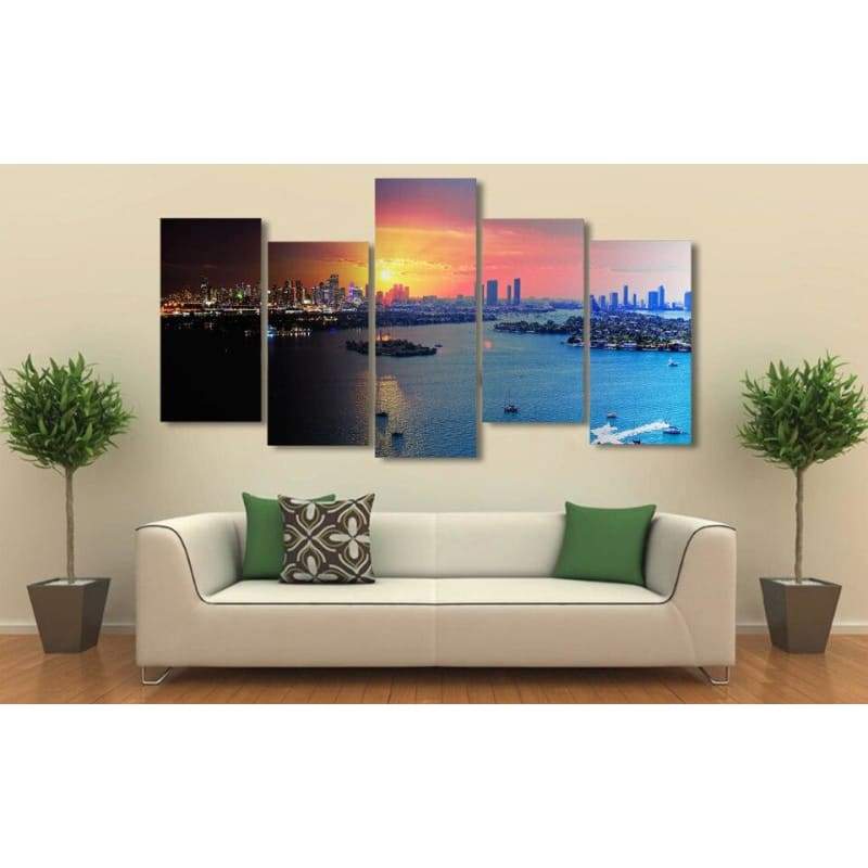 Pintura de la vendimia de Miami