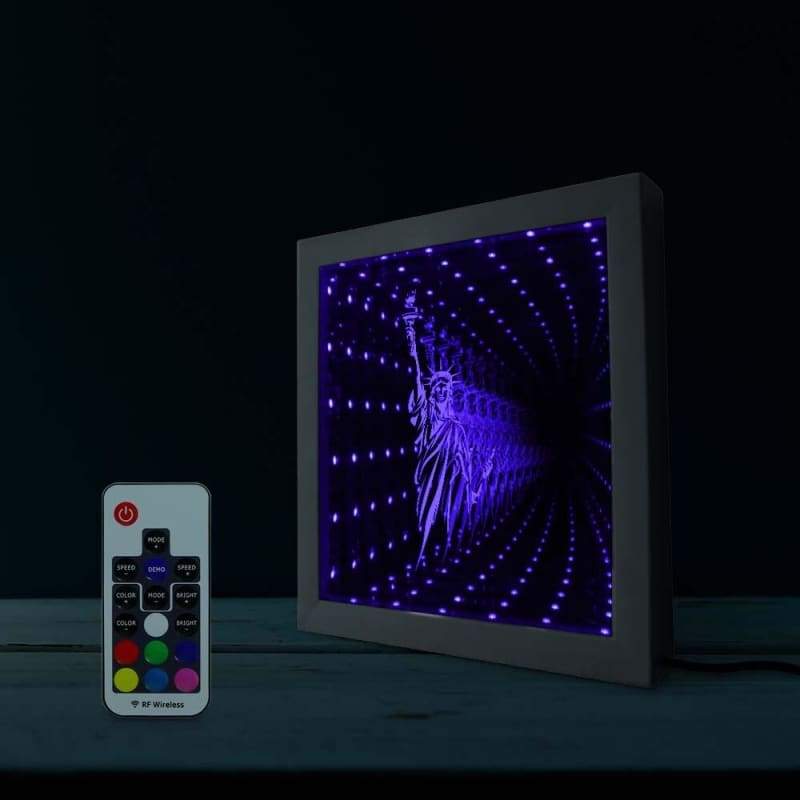 Mesa New York vintage de vidrio