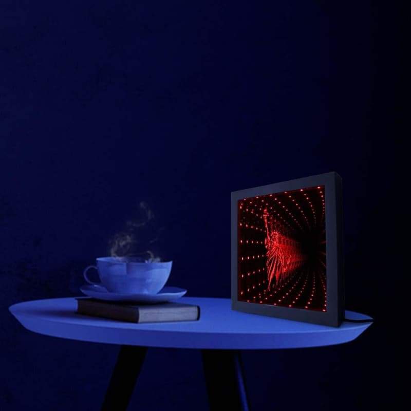 Mesa New York vintage de vidrio