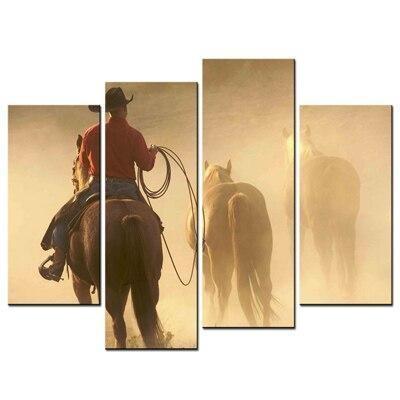 Pintura vintage del oeste americano