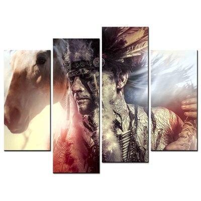 Pintura vintage del oeste americano