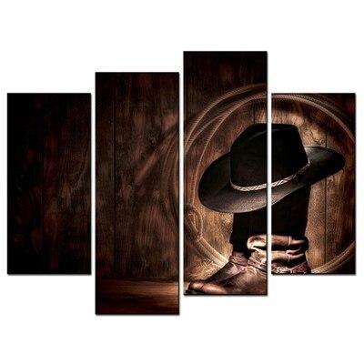 Pintura vintage del oeste americano