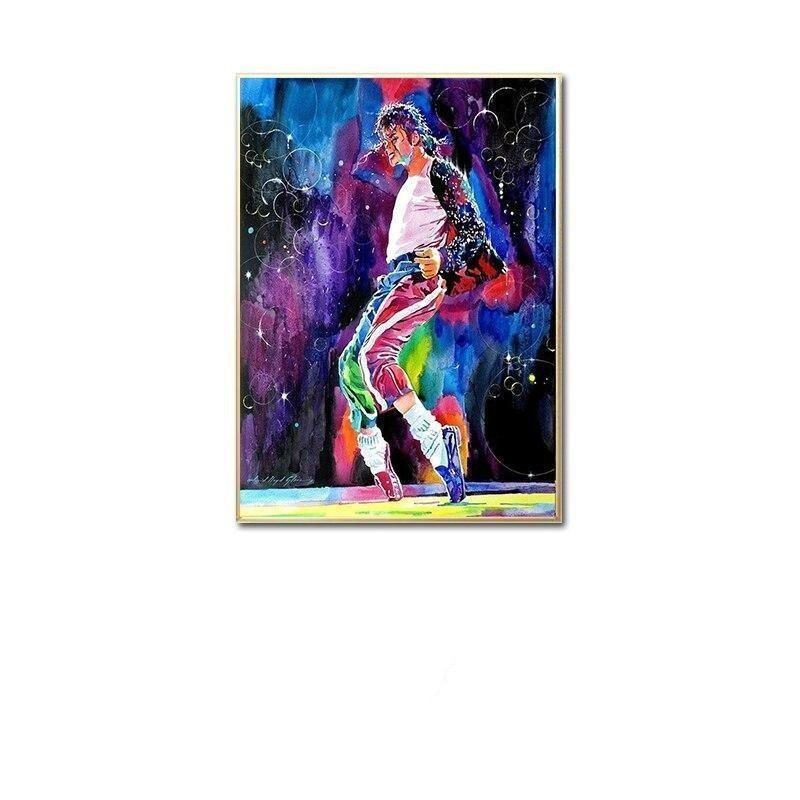 Pintura Vintage Michael Jackson Pintura