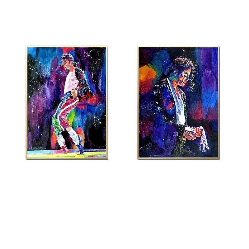 Pintura Vintage Michael Jackson Pintura
