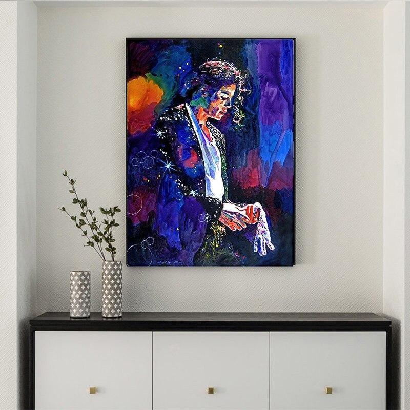 Pintura Vintage Michael Jackson Pintura