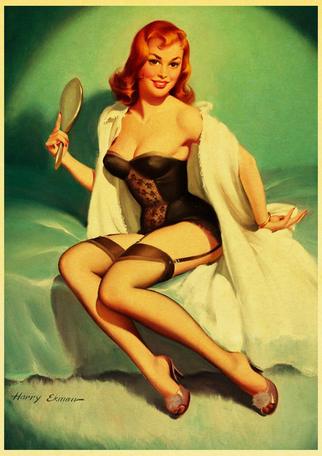 Pintura Pin-Up Vintage