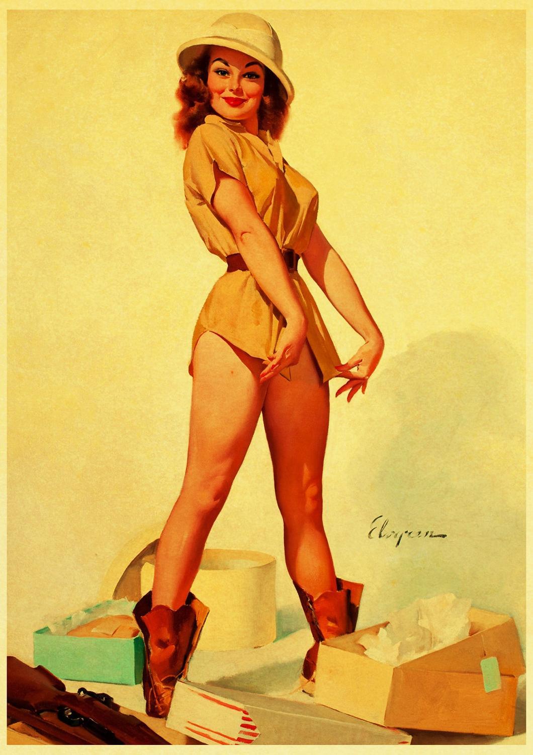 Pintura Pin-Up Vintage