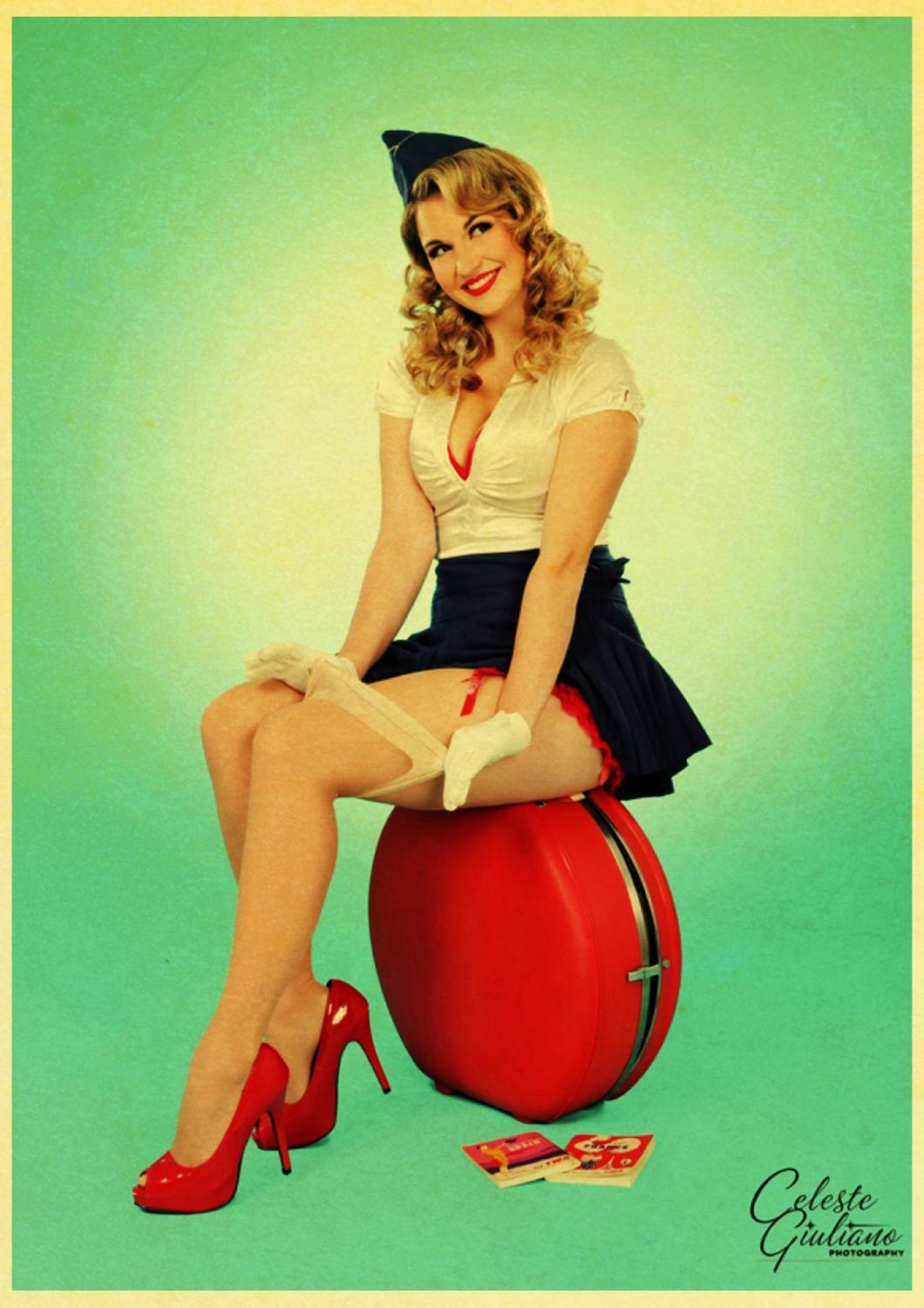 Pintura Pin-Up Vintage