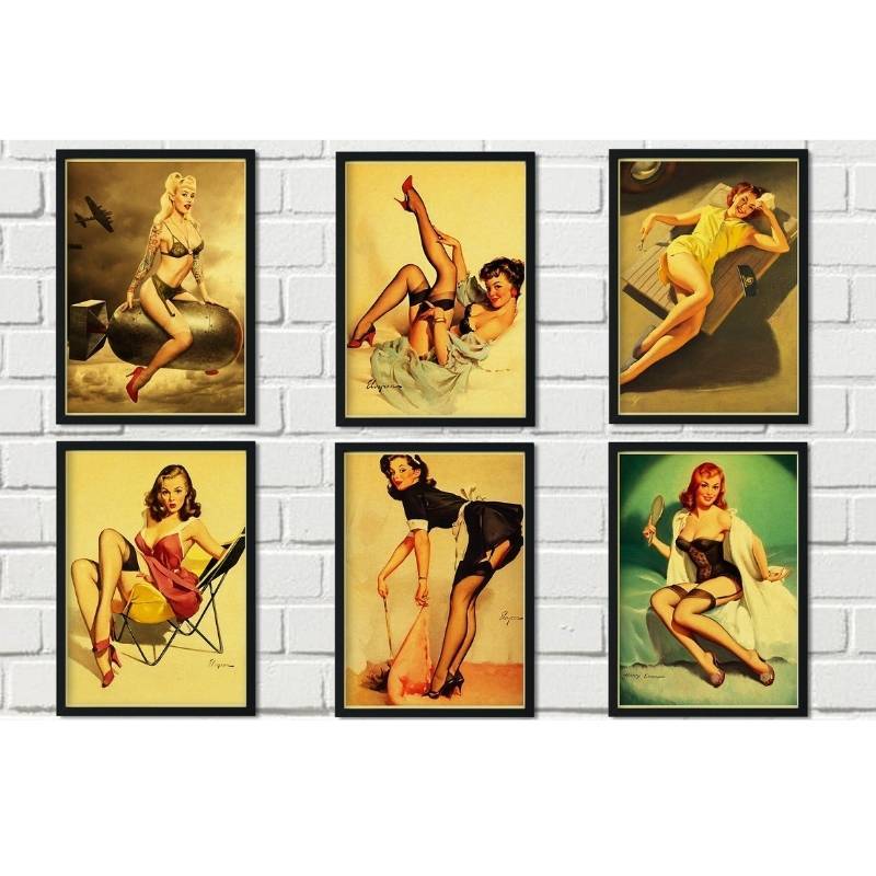 Pintura Pin-Up Vintage