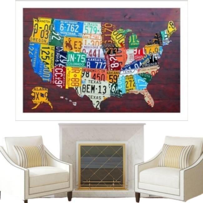 Tabla de matrículas de EE. UU. Vintage