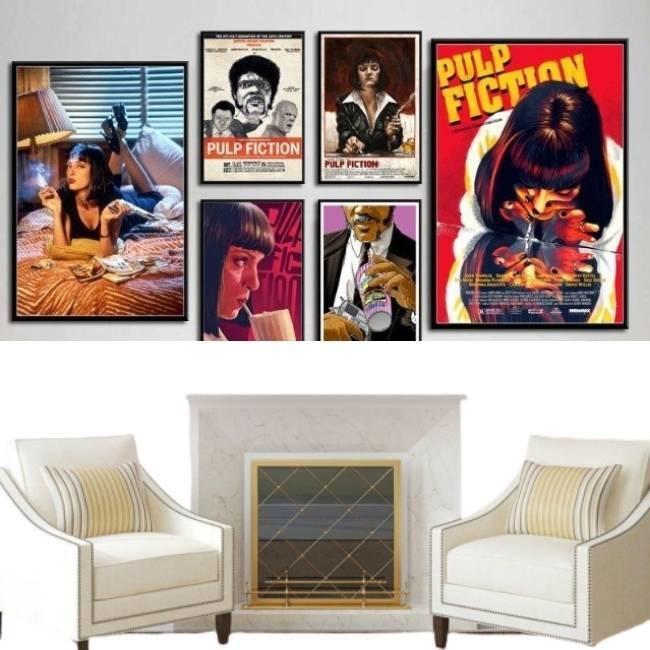 Pintura de la vendimia de la ficción de la pulpa