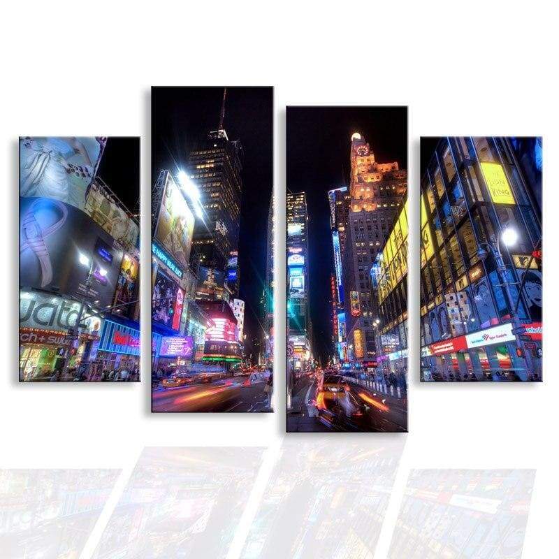 Pintura de restaurante vintage de New York