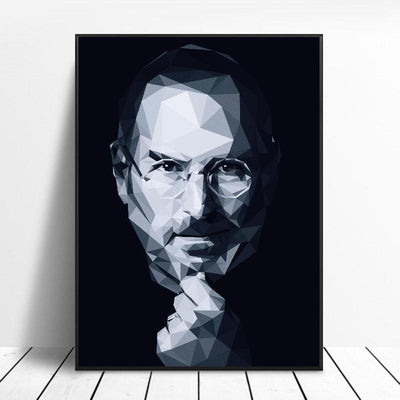 Pintura de Steve Jobs de época