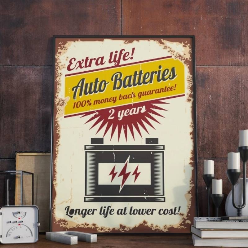 Mesa de estilo industrial vintage