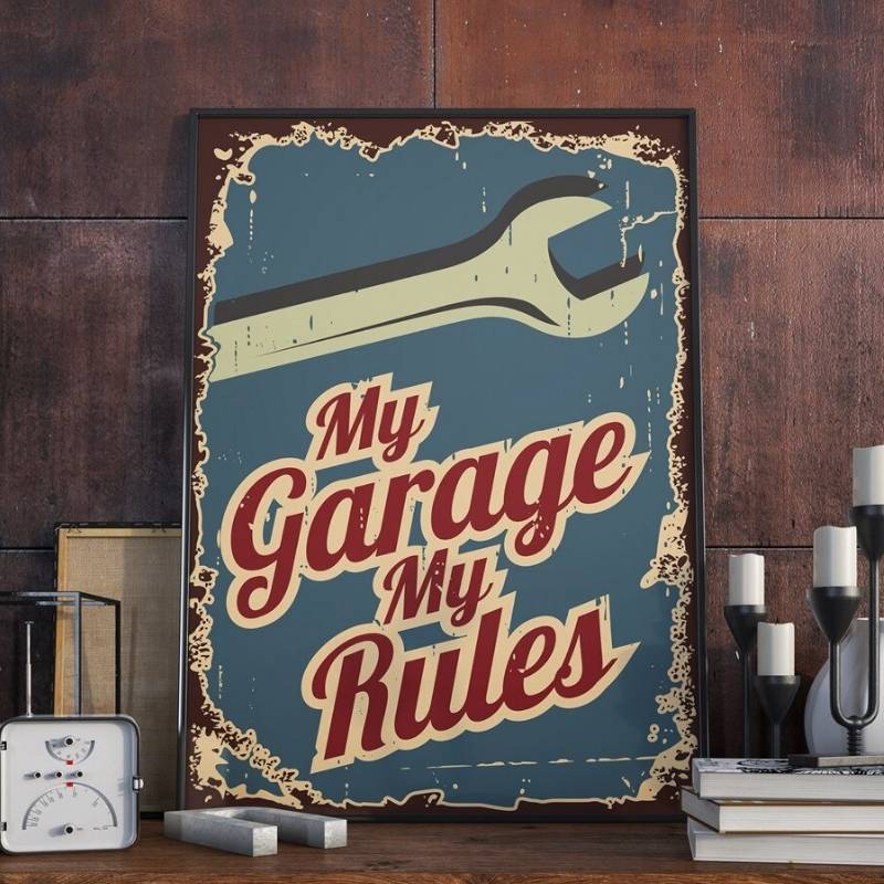 Mesa de estilo industrial vintage