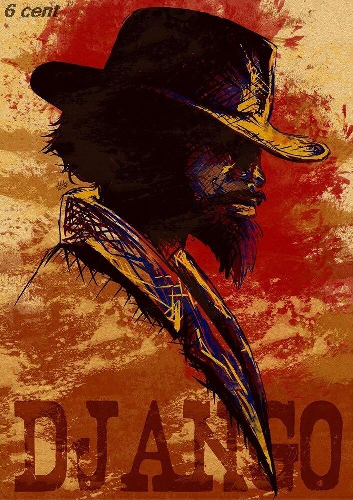 Pintura vintage de Tarantino