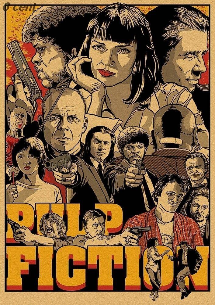 Pintura vintage de Tarantino