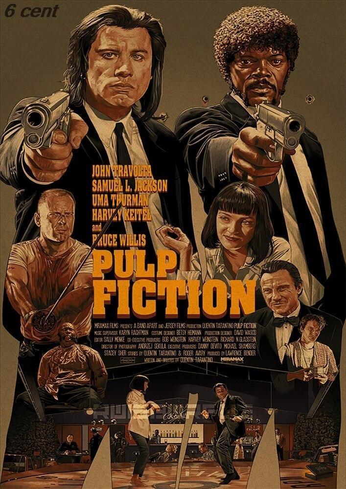 Pintura vintage de Tarantino