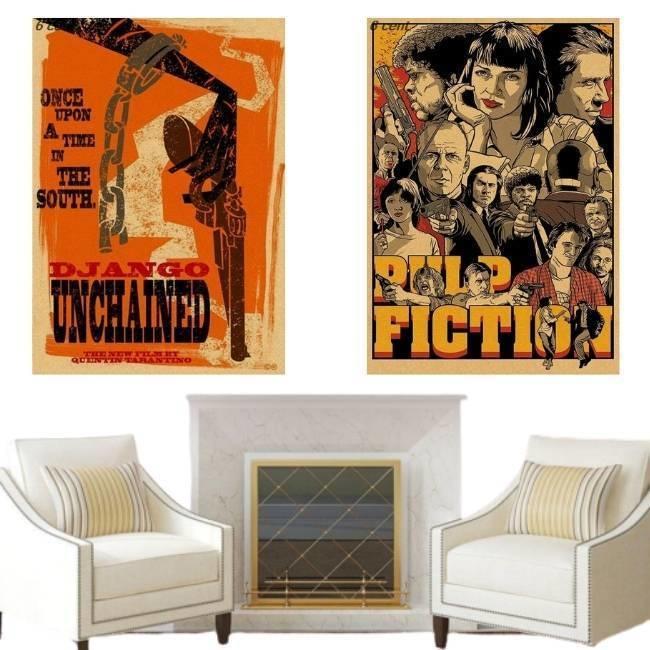 Pintura vintage de Tarantino