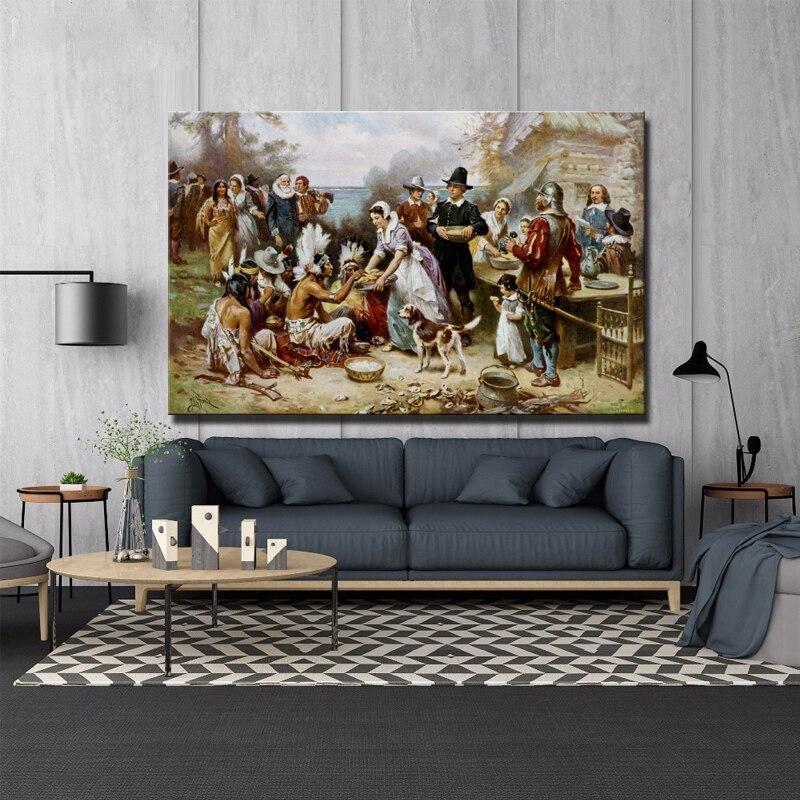 Pizarra vintage de acción de gracias