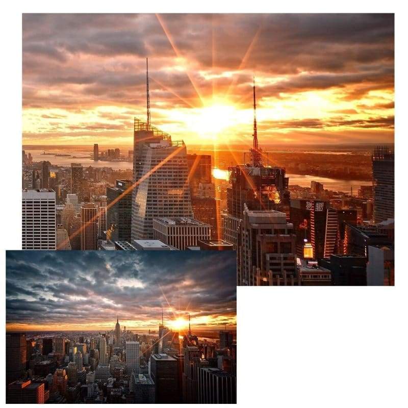 Lienzo Vintage Pintura New York