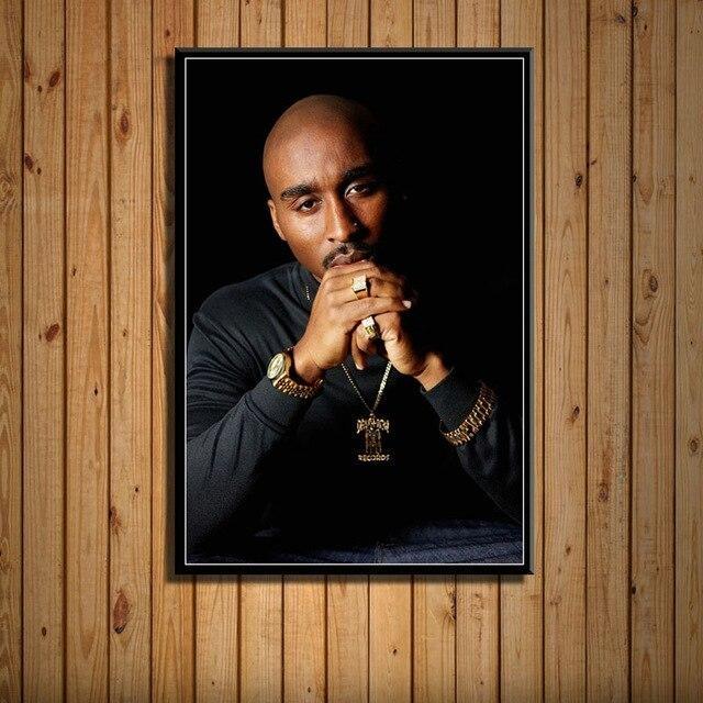 Pintura vintage de Tupac