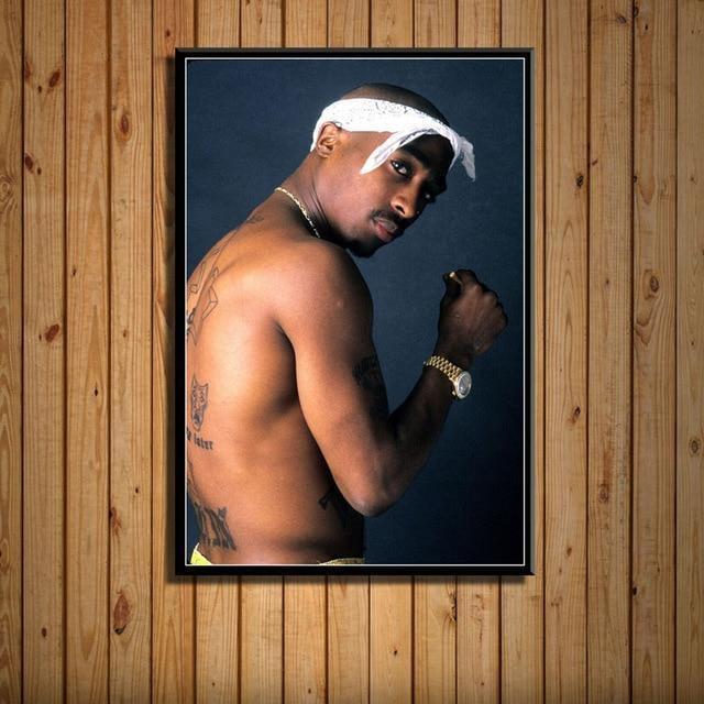 Pintura vintage de Tupac
